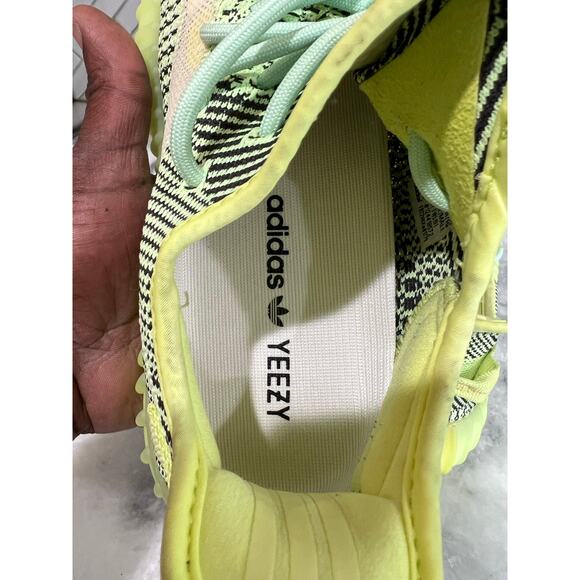 Adidas Yeezy Boost 350 V2 Yeezreel FW5191 Size 9.5 Non-Reflective Green Black main image 8